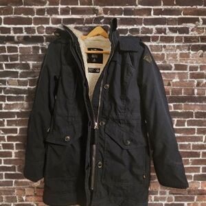 Hollister Navy Blue Coat‎